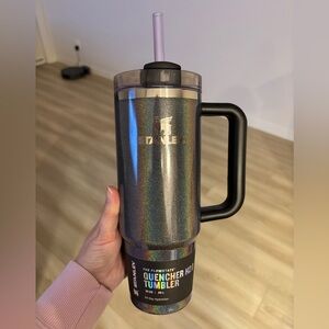 Stanley Iridescent Midnight Glitz Quencher Tumbler with Black Handle